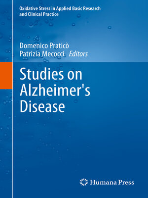 cover image of Studies on Alzheimer's Disease